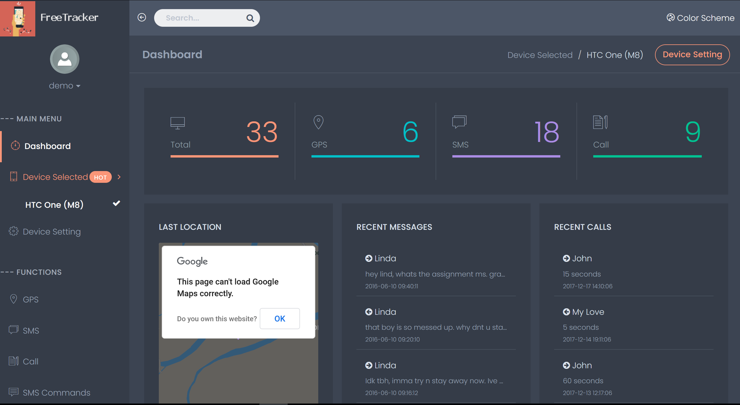 2. Hack A Phone using FreeTracking